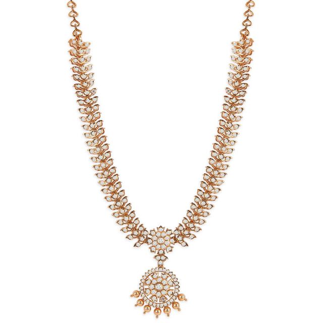Tanishq 22KT Diamond Necklace for Women 2
