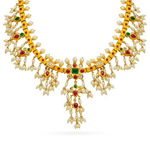Tanishq 22 Karat Gold Necklace for Women 2