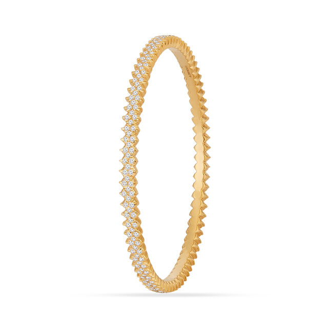 Tanishq 22KT Diamond Bangle for Women 3