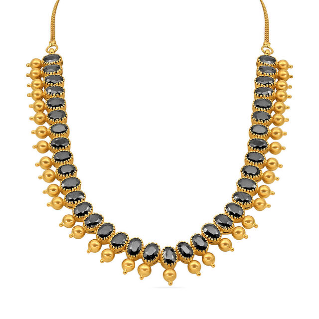 Tanishq 22 Karat Gold Necklace Set for Women 4