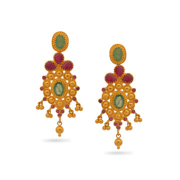 Tanishq Gold Earrings
