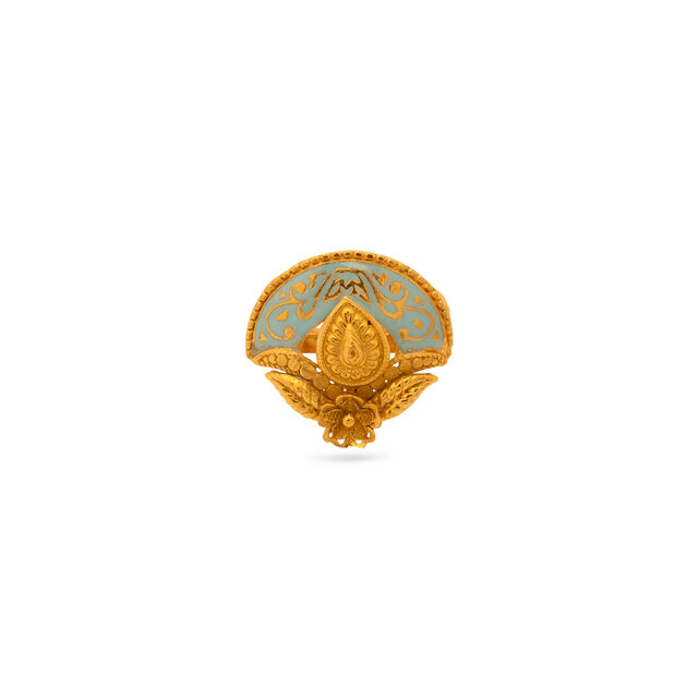 Enchanting Flora Fusion Gold Ring,,hi-res