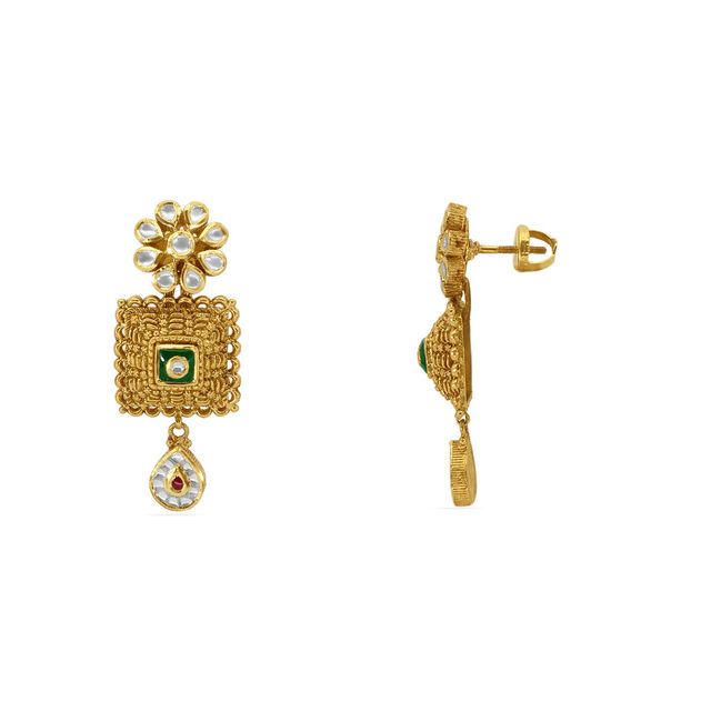 Tanishq 22 Karat Gold Necklace Set for Women 3