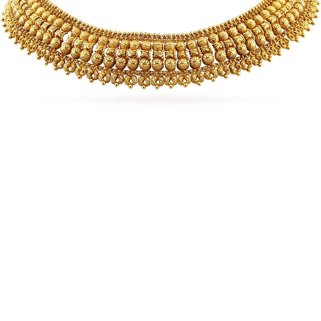 Tanishq 22 KT Gold Necklace Set for Women