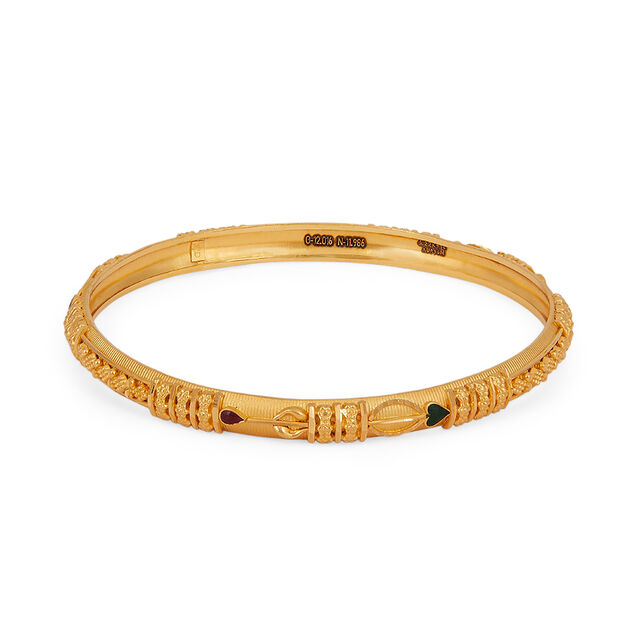 Tanishq 22KT Gold Bangle for Women 