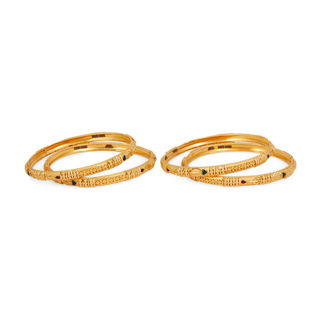 Tanishq 22KT Gold Bangle for Women 3