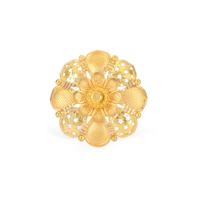 Tanishq 22 Karat Gold Finger Ring for Women 2