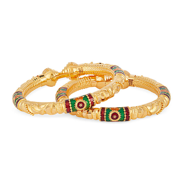 Tanishq 22KT Gold Bangle for Women 2
