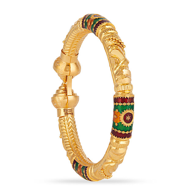 Tanishq 22KT Gold Bangle for Women 3