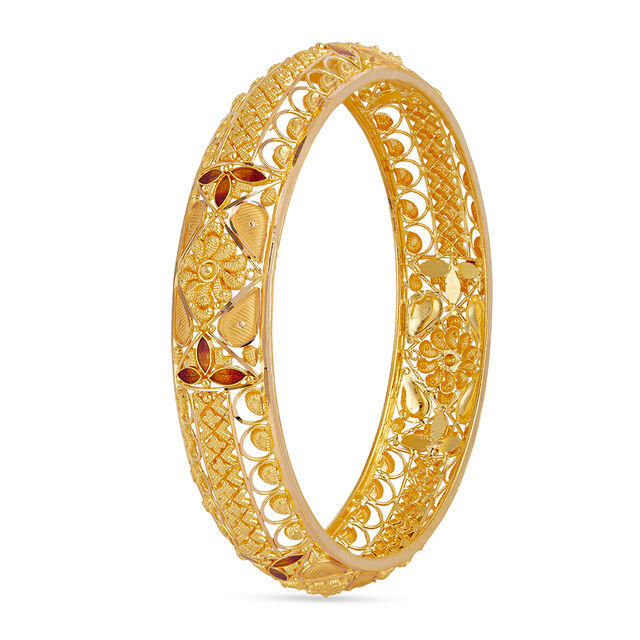 Tanishq 22KT Gold Bangle for Women 2
