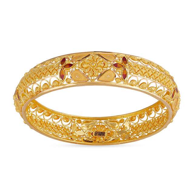 Tanishq 22KT Gold Bangle for Women 3