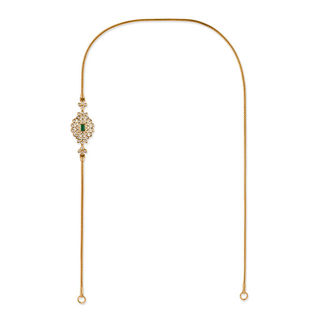 Chic Gold and Diamond Bracelet 