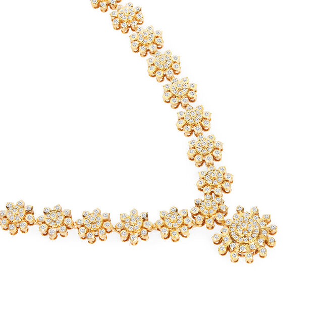 Tanishq 22KT Diamond Necklace for Women 4