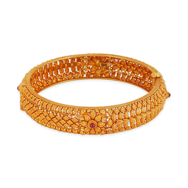 Tanishq 22KT Gold Bangle for Women 
