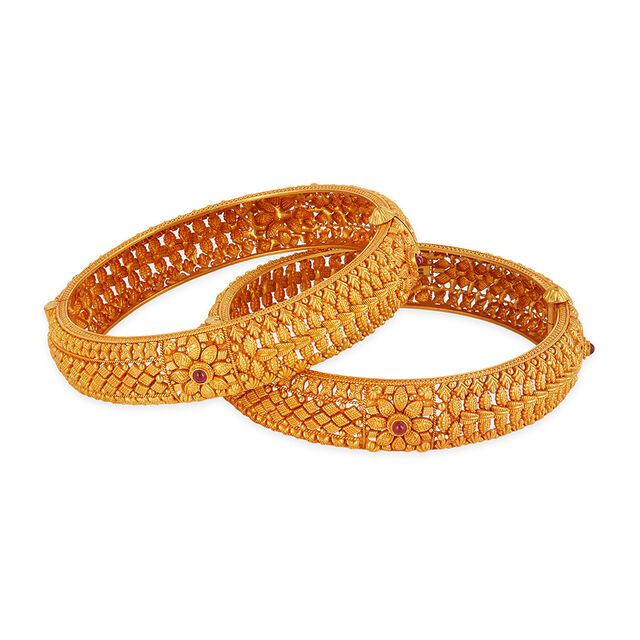 Tanishq 22KT Gold Bangle for Women 2