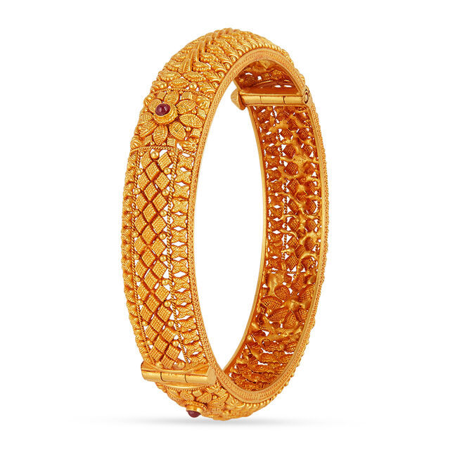 Tanishq 22KT Gold Bangle for Women 3