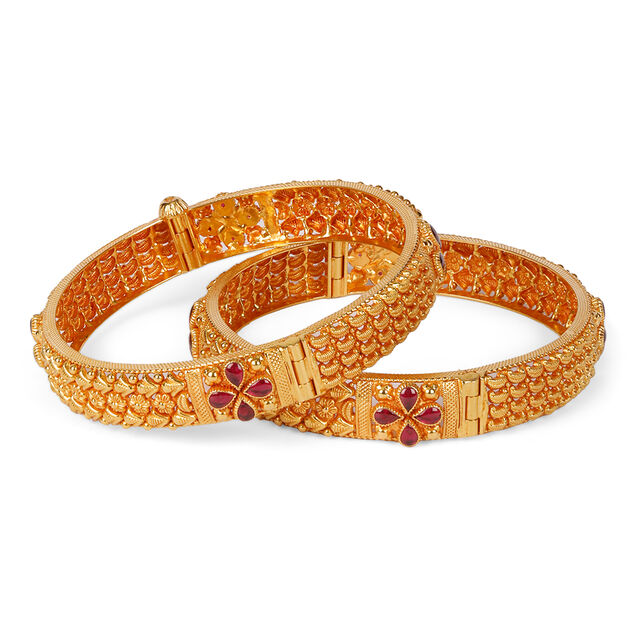 Tanishq 22 Karat Gold Bangle for Women