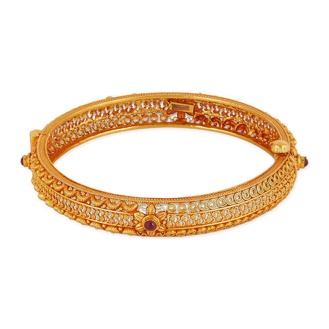 Tanishq 22KT Gold Bangle for Women 