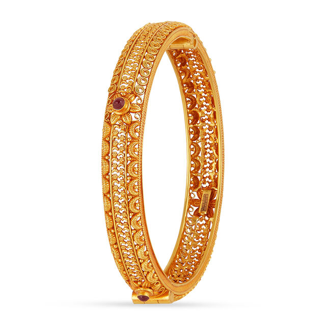 Tanishq 22KT Gold Bangle for Women 3