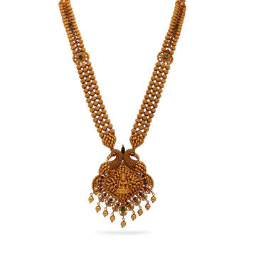 Kohinoor Gold Peacock Necklace