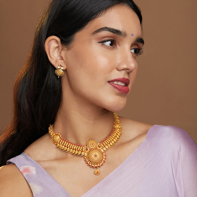 Tanishq 22KT  Necklace for Women 2