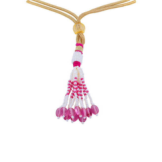 Twin Peacock Lakshmi Necklace 4