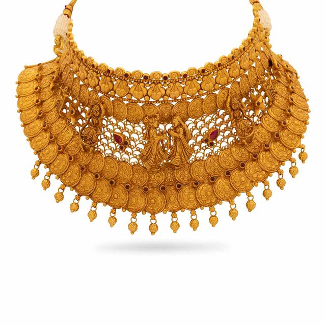 Radiant 22 Karat Gold Necklace,,hi-res 