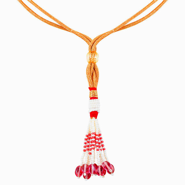 Goddess Lakshmi Gemstone Necklace