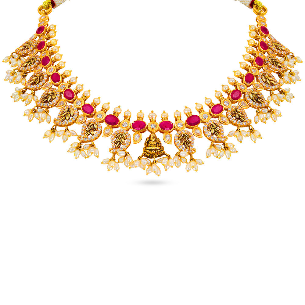 Tanishq necklace with price hotsell