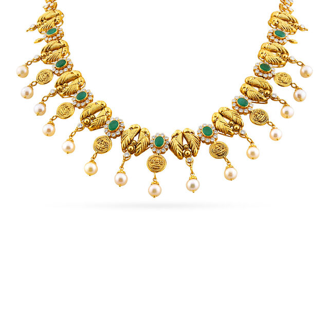 Tanishq 22 Karat Gold Necklace for Women 