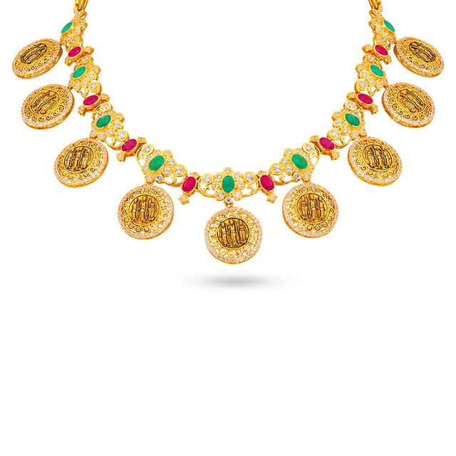 Tanishq 22 Karat Gold Necklace for Women 