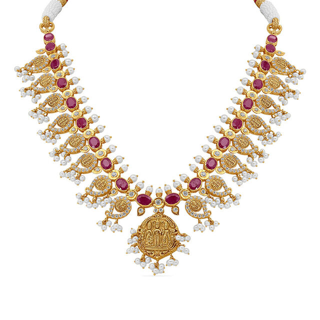 Tanishq 22 Karat Gold Necklace for Women 