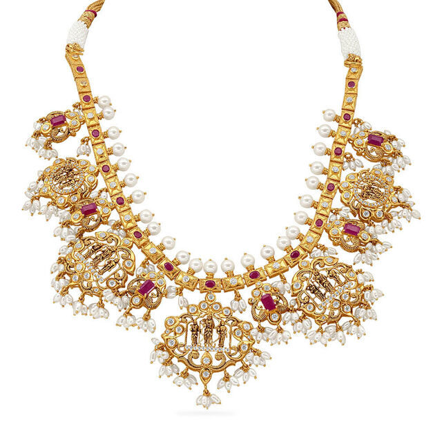 Tanishq 22 Karat Gold Necklace for Women 
