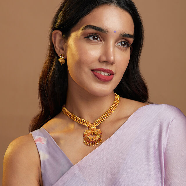 Tanishq 22KT  Necklace for Women 2