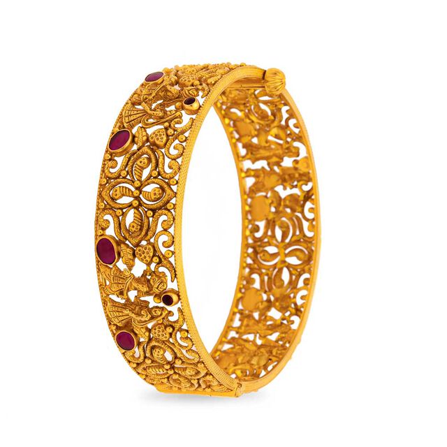 Forever Blooms Gold Bangle,,hi-res 2