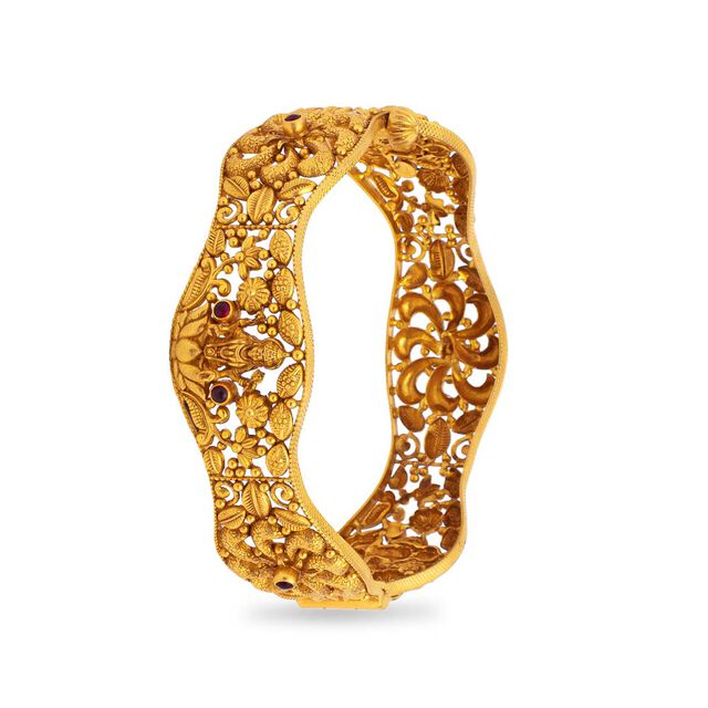 Tranquil Goddess Gold Bangle,,hi-res 2