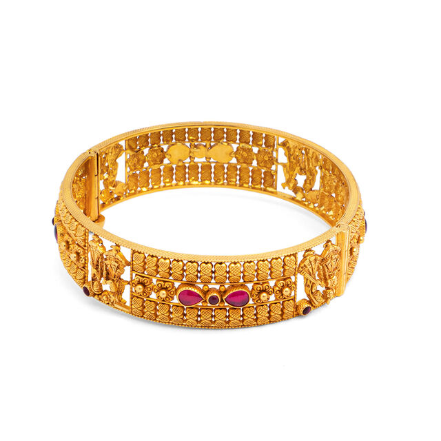Everlasting Bond Gold Bangle,,hi-res 