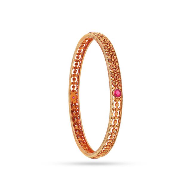 Tanishq 22KT Gold Bangle for Women 2