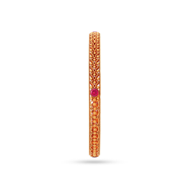 Tanishq 22KT Gold Bangle for Women 3