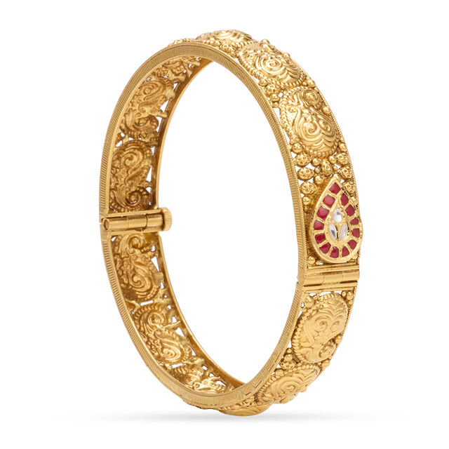 Tanishq 22KT Gold Bangle for Women 2
