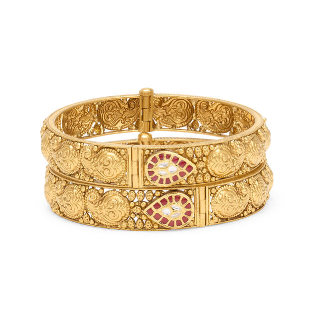 Tanishq 22KT Gold Bangle for Women 5
