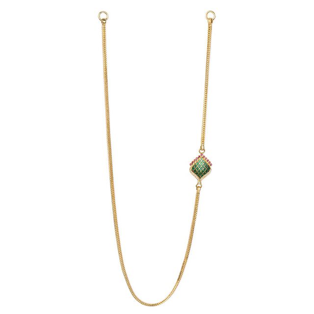 Tanishq 22KT CZ Chain for Women 