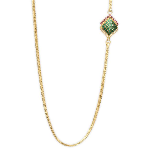 Tanishq 22KT CZ Chain for Women 2