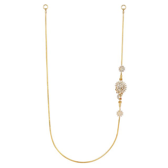 Tanishq 22KT Diamond Chain for Women 