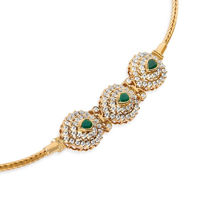 Tanishq 22KT Diamond Chain for Women 3