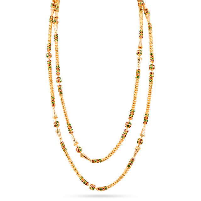 Finely carved Gold Chain 