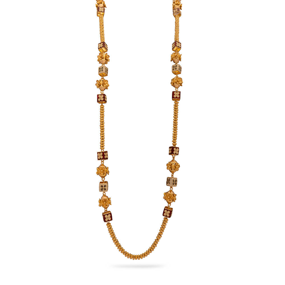 Tanishq beads necklace best sale