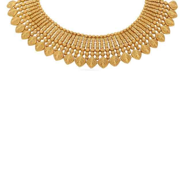 Tanishq 22 Karat Gold Necklace Set for Women 5