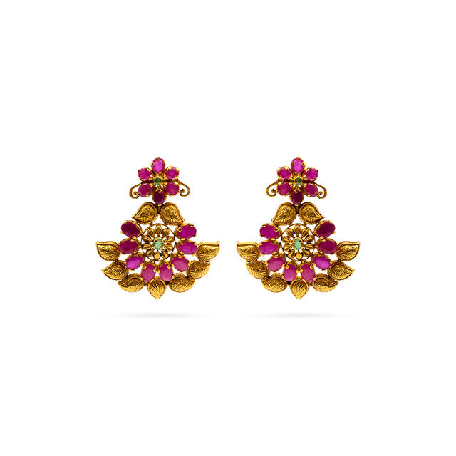 Kerala Heritage Gold Necklace Set