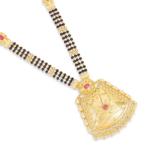 Tanishq 22KT Gold Mangalsutra for Women 3